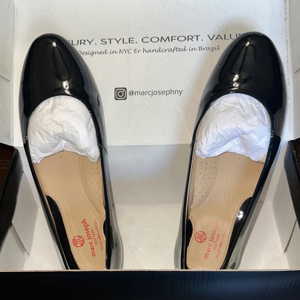 Marc Joseph Black Women's Loafers
